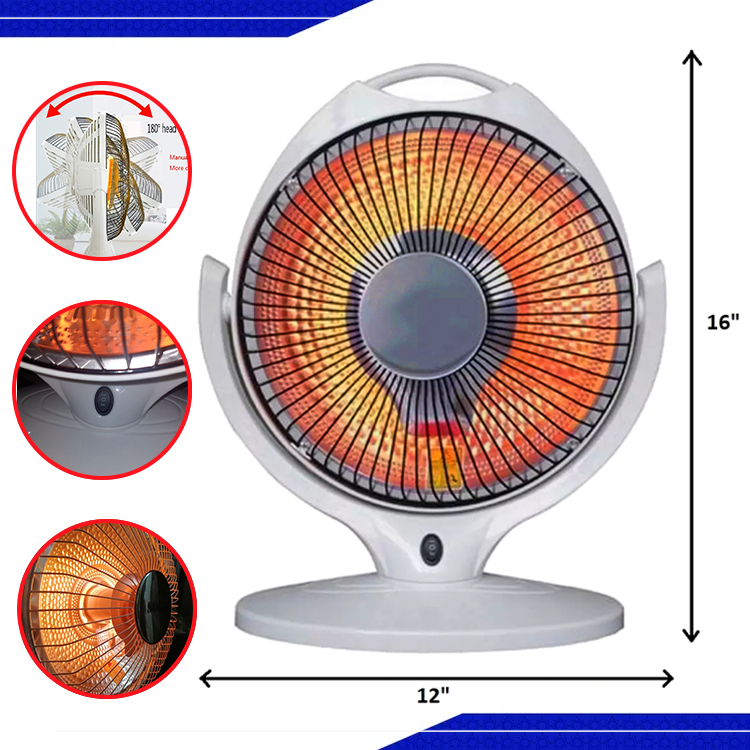 🔥 ¡No pases frío este invierno! Caloventor Redondo SUNLIGHT 600W — Calor instantáneo para cualquier ambiente ❄️
