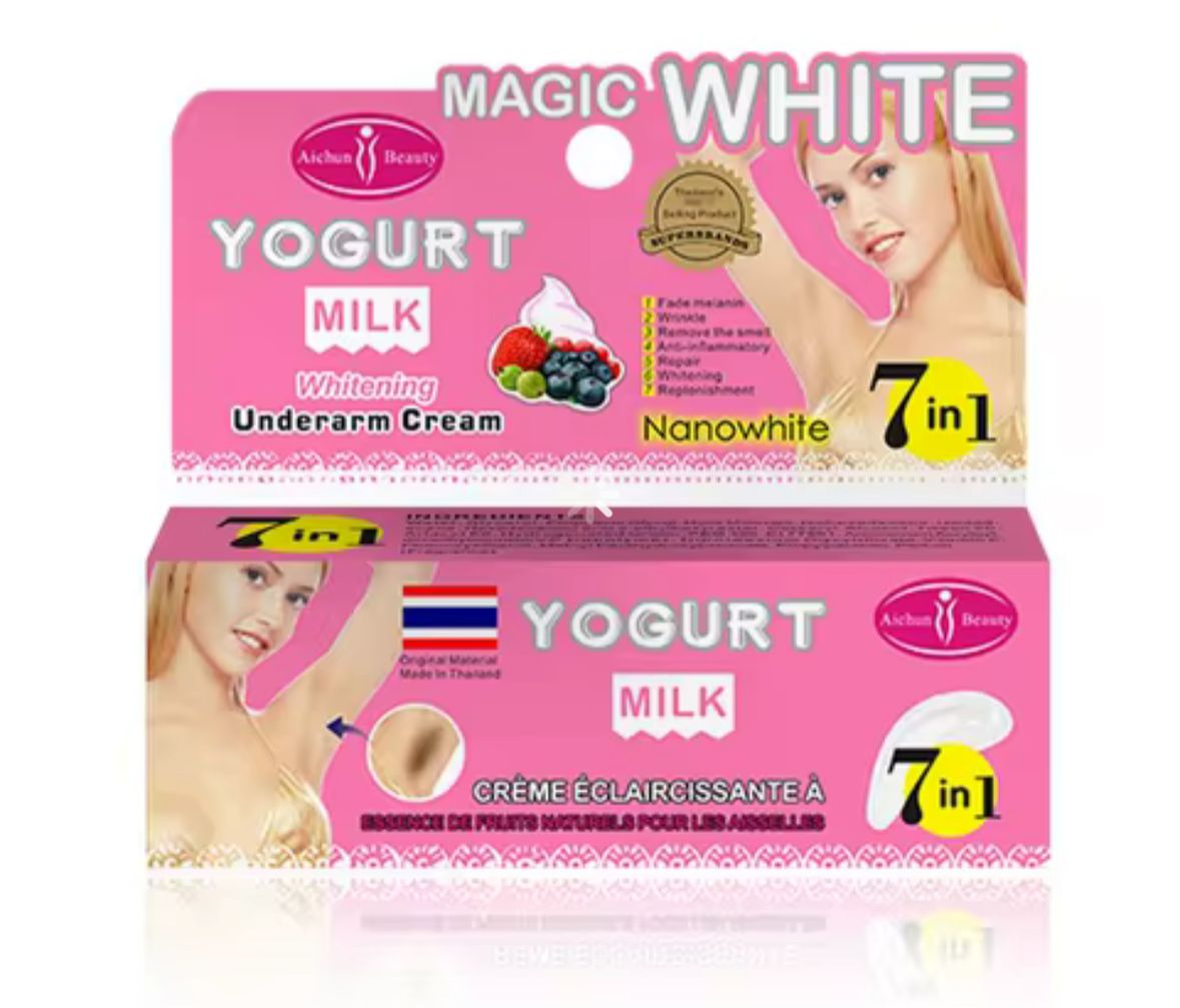 ✨ CREMA BLANQUEADORA DE AXILAS 🍌 ¡Piel más clara y suave al instante!🧴
