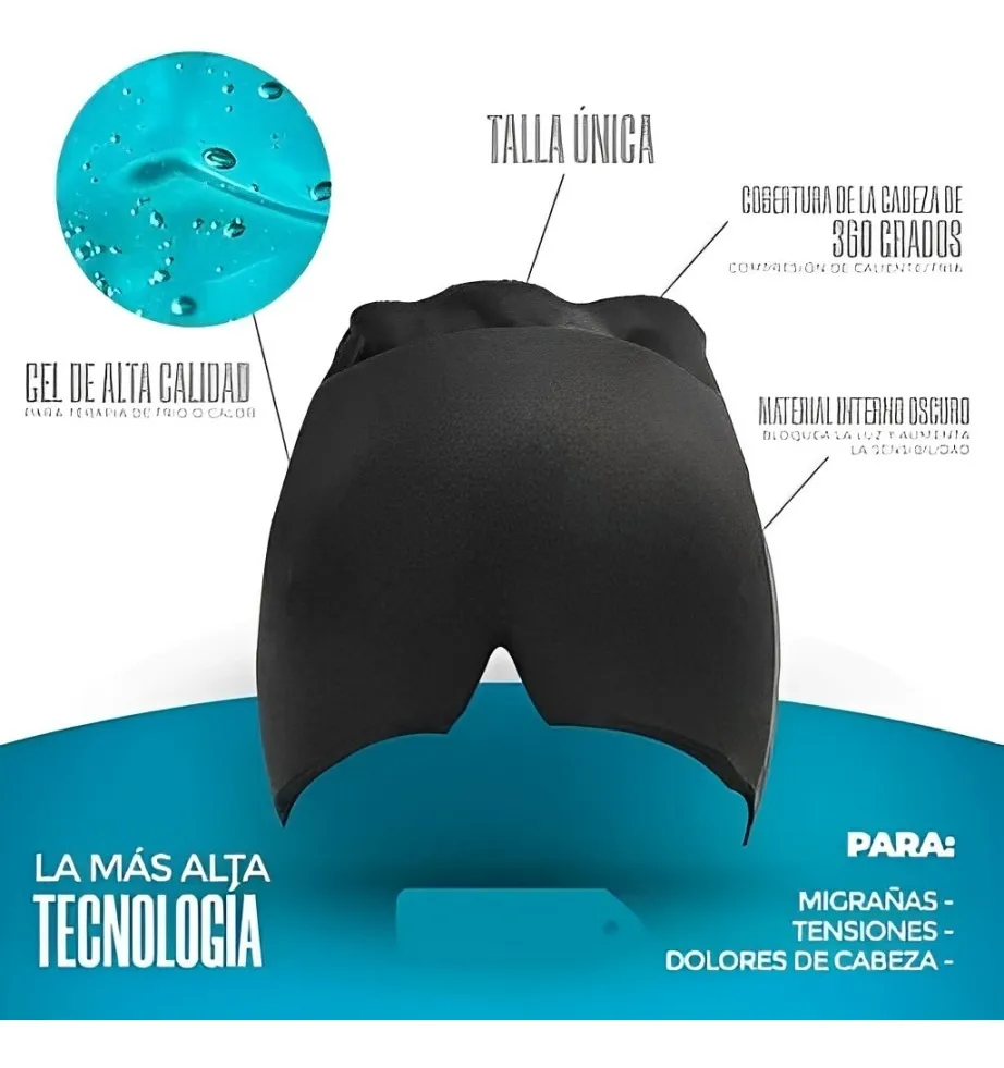 🧊 Gorro Terapéutico Anti-Migrañas – Alivio Inmediato y Natural