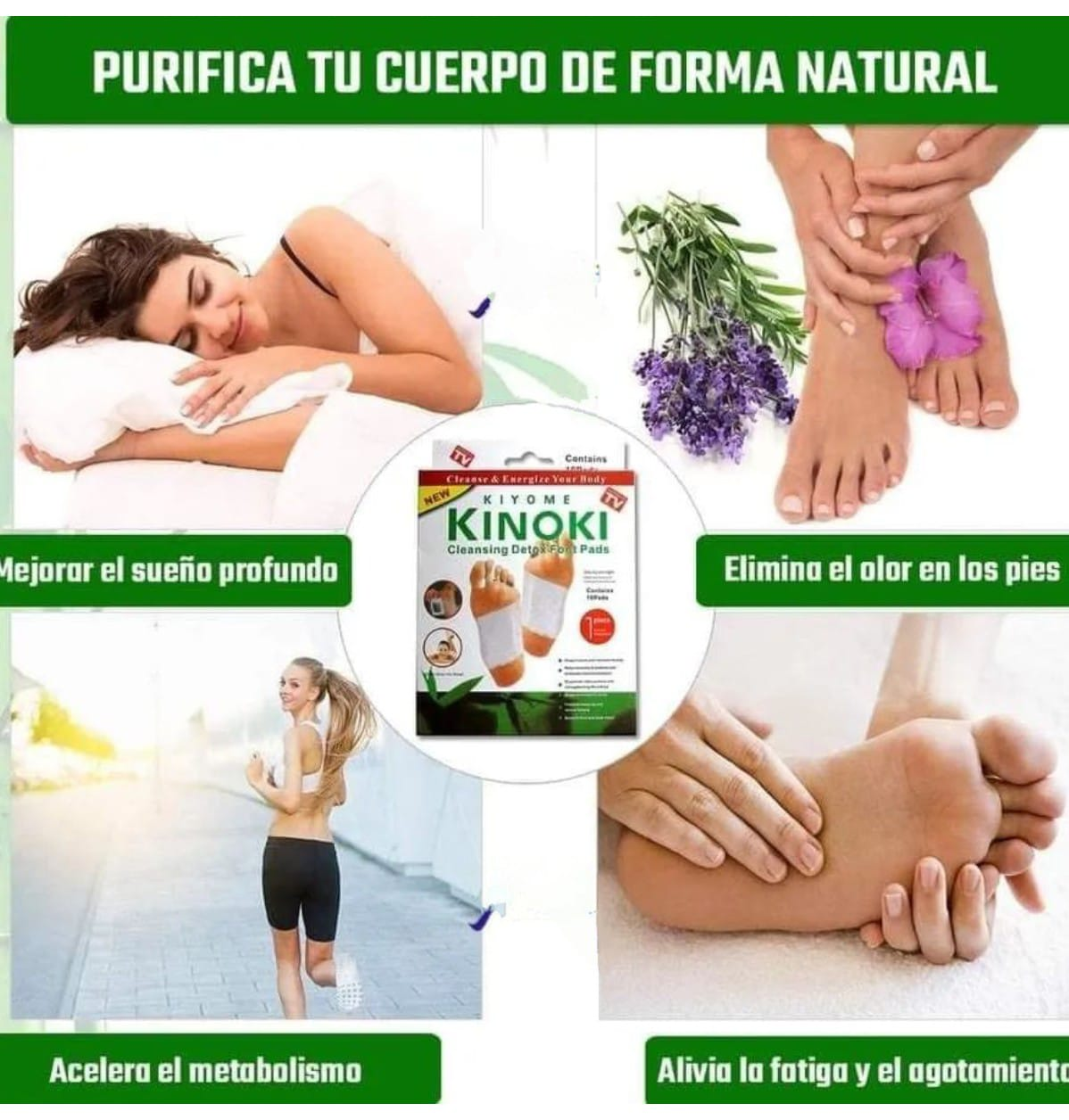🌿💤 ¡Elimina toxinas mientras dormís! Kinoki Detox – El secreto viral para sentirte más liviano y con energía ✨🦶