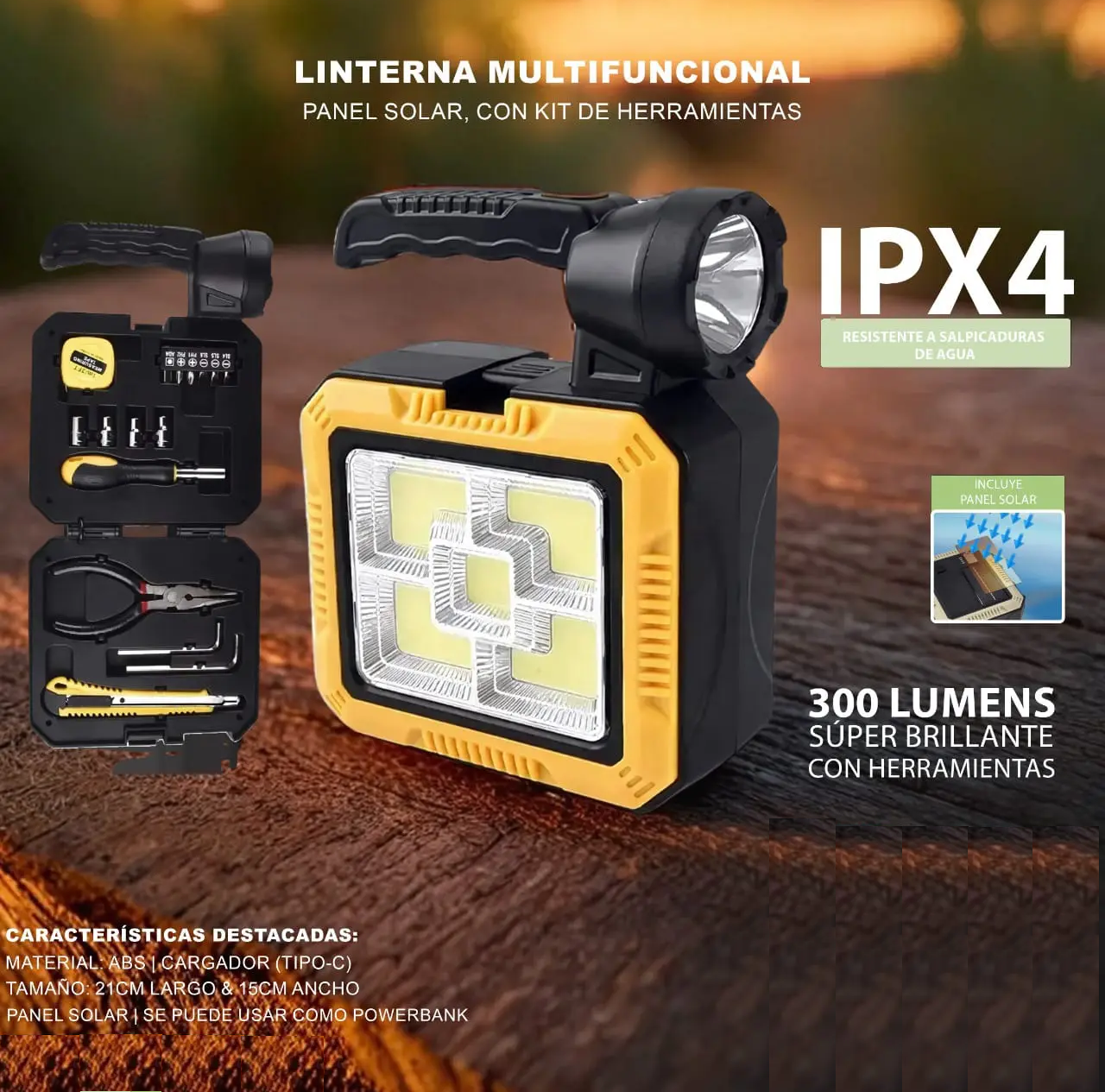 🏠🚗🌲¡Kit completo para emergencias y aventuras! 🔦🔋🧰