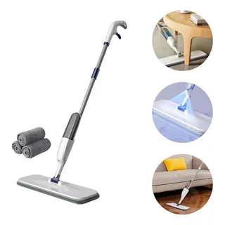 🧼💦 ¡Limpieza rápida, fácil y sin baldes! Mopa con Pulverizador 3 en 1 – Rociá, trapeá y brillá en segundos ✨🧽