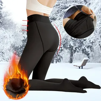 ❄️🧦 ¡Lucí piernas elegantes sin pasar frío! Medias Térmicas Traslúcidas – Sexy por fuera, calentitas por dentro 🔥✨