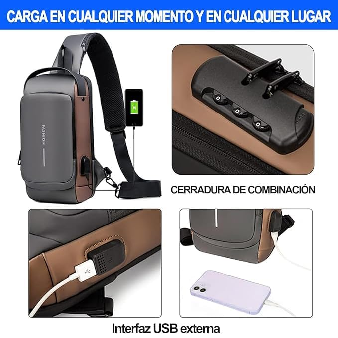 MOCHILA SLIM BAG ANTIRROBO