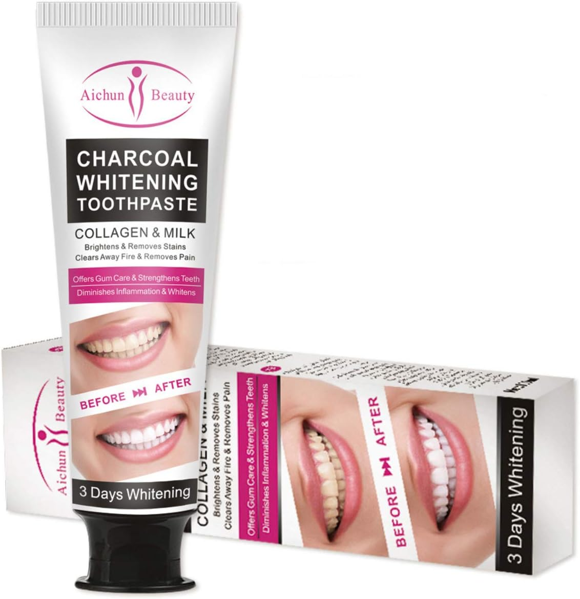 🦷 ¿Dientes manchados por café, té o cigarrillos?  Descubrí cómo blanquearlos naturalmente desde casa. Recuperá tu sonrisa natural desde casa con Aichun Beauty.