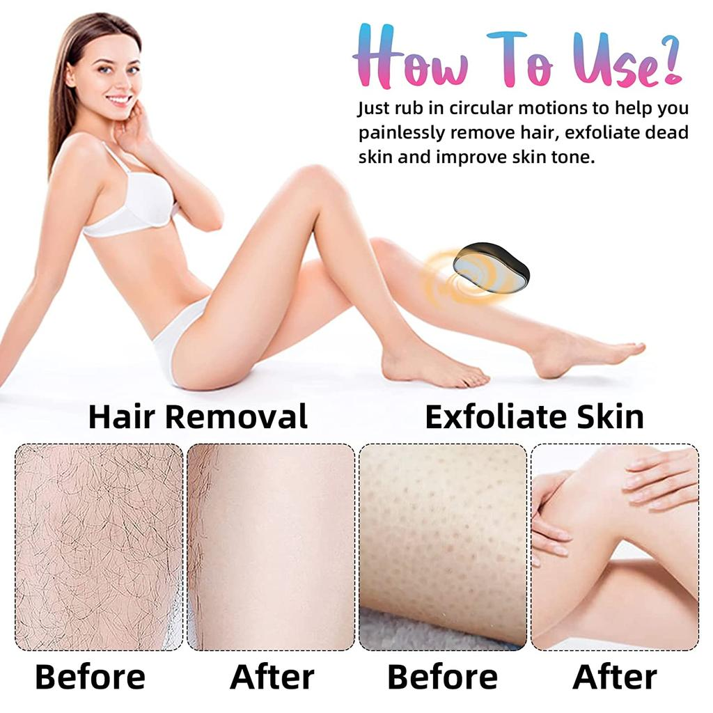 🧖‍♀️ ¡Depilación + exfoliación en 1 solo paso!