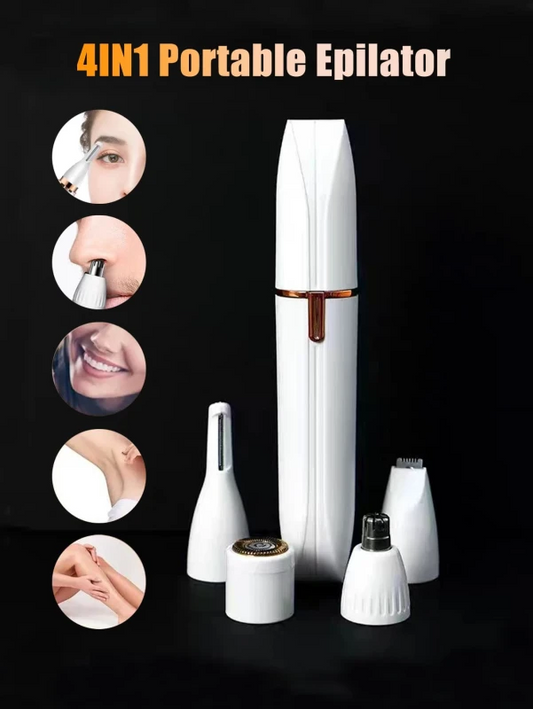 ✨ Depiladora 4 en 1 – ¡Facial, Corporal y Más! Para Ella y Él 💈