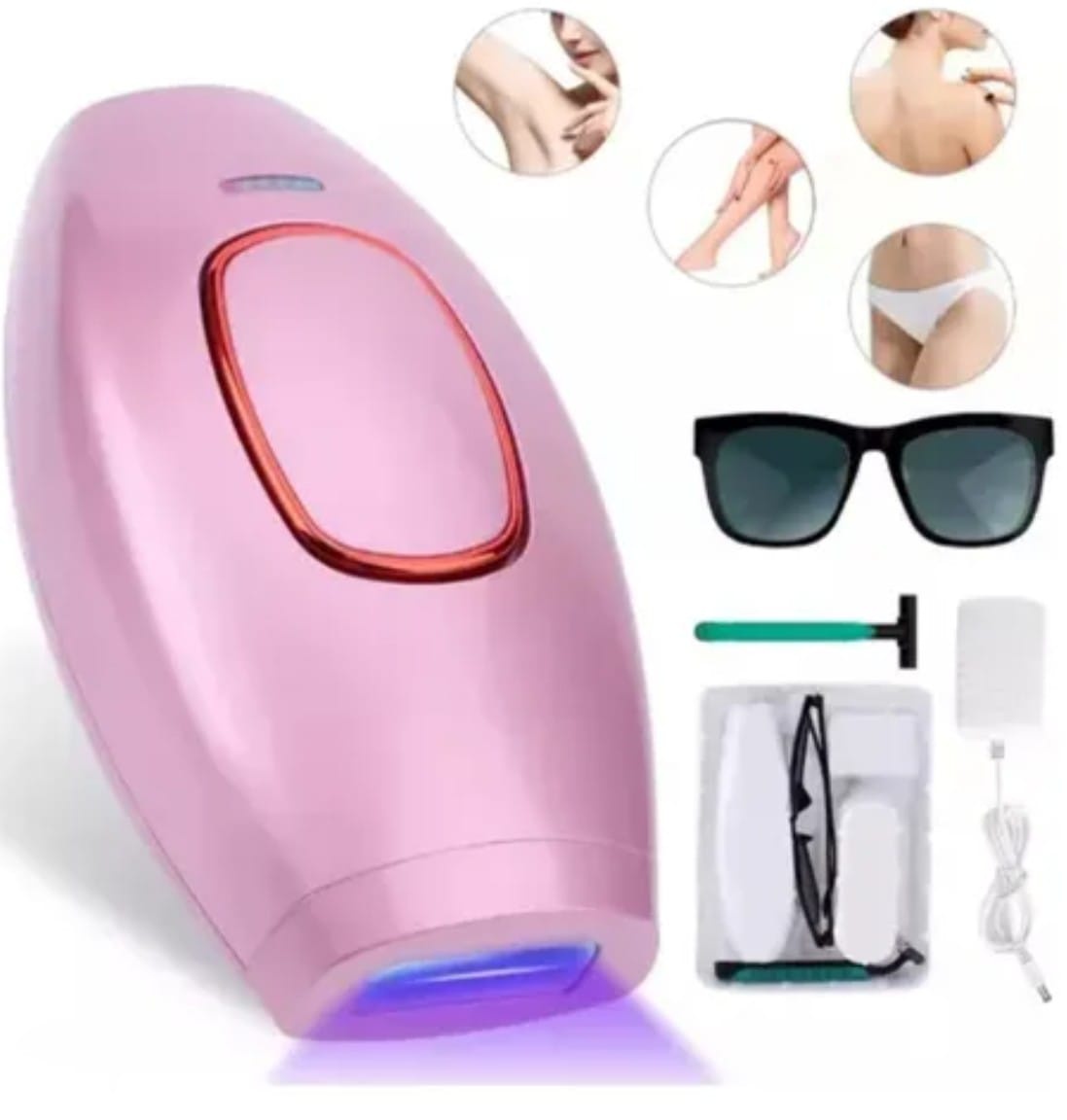 ✨🛡️ ¡Depilación sin dolor y desde casa! Depiladora Láser IPL – Tecnología profesional para una piel suave y libre de vello 💖🦵