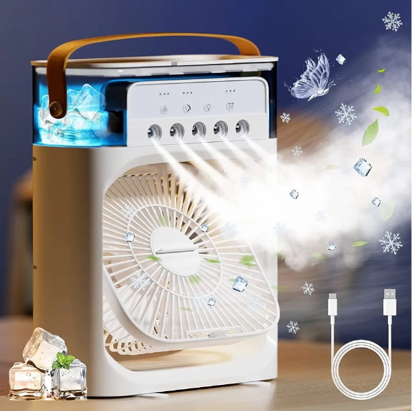 Humidificador portátil Ventilador 3 en 1
