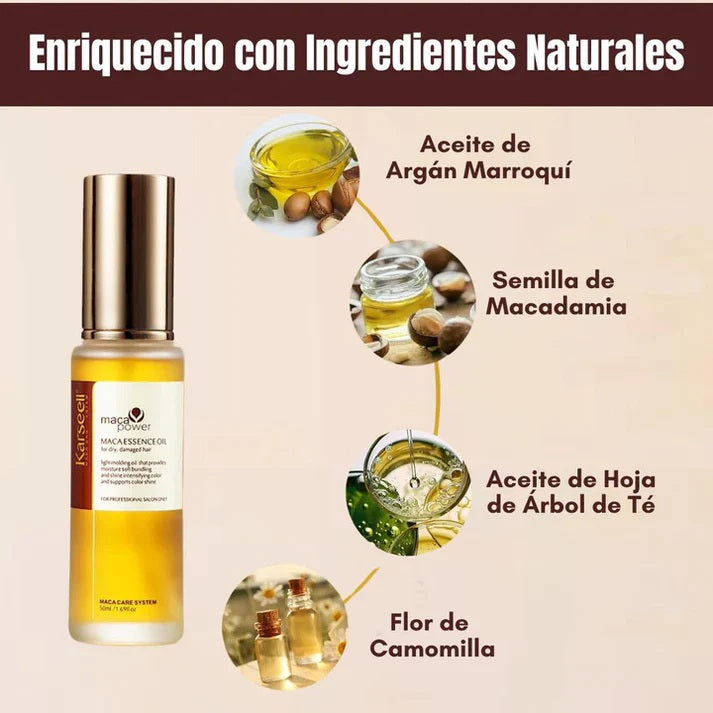 KIT MASCARA Y ACEITE CAPILAR KARSEELL