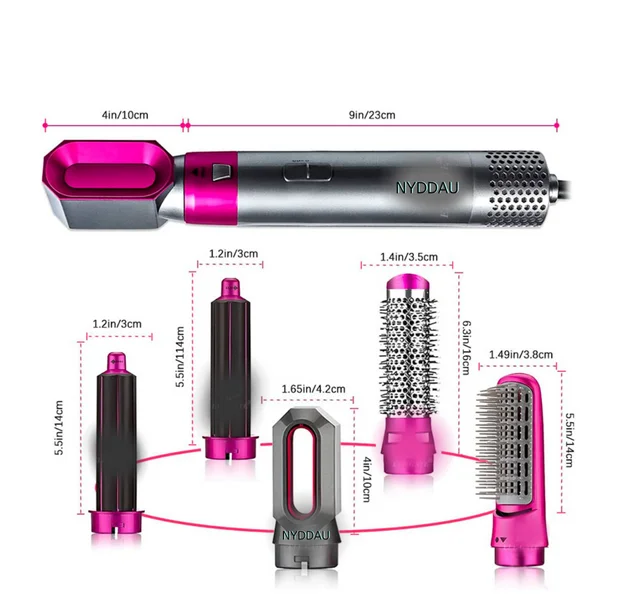SET MOLDEADOR 5 en 1 HOT Air Styler