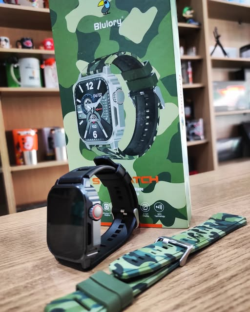 🎁🕶️ ¡El regalo perfecto para hombres con estilo y actitud! Smartwatch Militar Camuflado – Resistente, moderno y lleno de funciones 💪📲