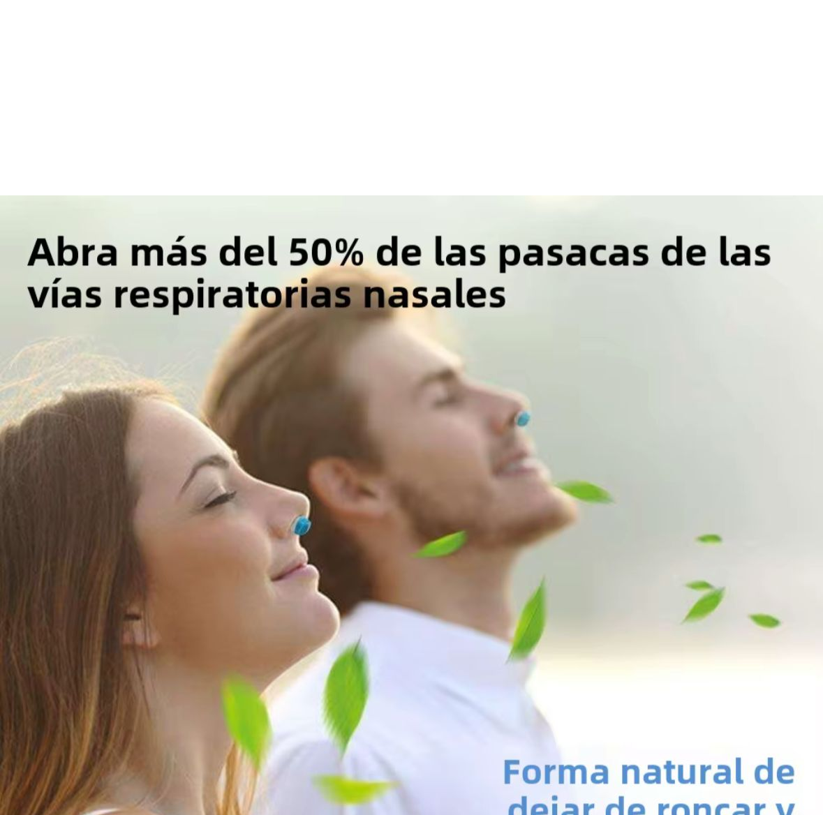 Dispositivo nasal antirronquidos